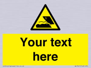 Custom Warning submerged objects in watercraft areas